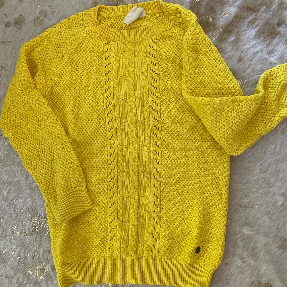 Tommy Girl yellow sweater
